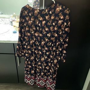 Long Sleeve Floral Dress